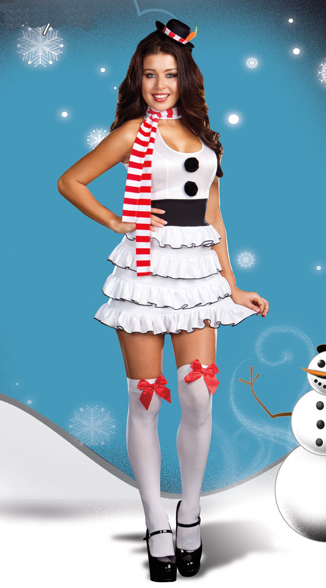 LET IT SNOW COSTUME WHITE